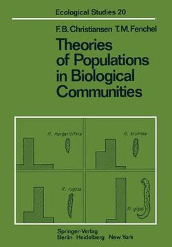 portada theories of populations in biological communities (en Inglés)