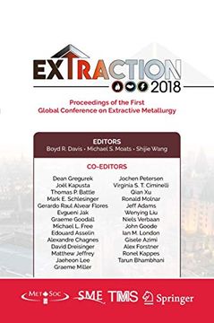 portada Extraction 2018: Proceedings of the First Global Conference on Extractive Metallurgy (in English)