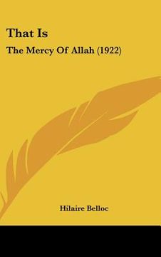 portada that is: the mercy of allah (1922) (in English)