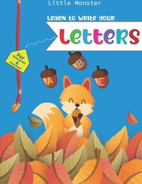 portada Alphabet Trace the Letters: Alphabet Handwriting Practice workbook for for Preschoolers, Kids age 3-5 & Kindergarden, Workbook with Sight words fo (en Inglés)