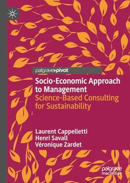 portada Socio-Economic Approach to Management: Science-Based Consulting for Sustainability (in English)