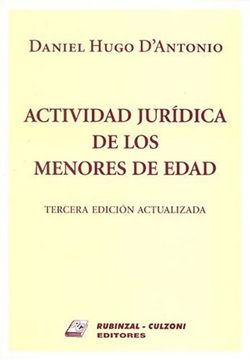 portada Actividad Juridica de los Menores de Edad: (in Spanish)