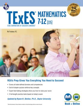 portada TExES Mathematics 7-12 (235) Book + Online