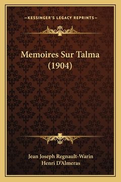 portada Memoires Sur Talma (1904) (en Francés)