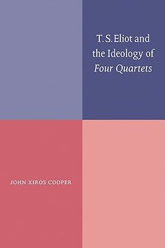 portada T s Eliot Ideology `Four Quartets' (en Inglés)