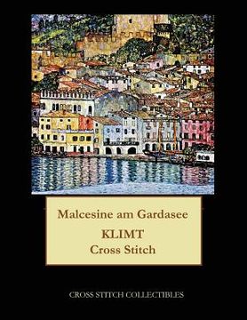 portada Malcesine am Gardasee: Gustav Klimt cross stitch pattern (in English)