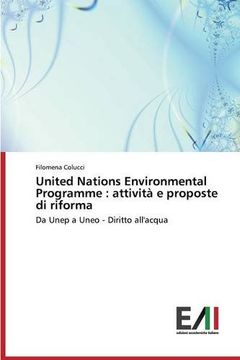 portada United Nations Environmental Programme: attività e proposte di riforma