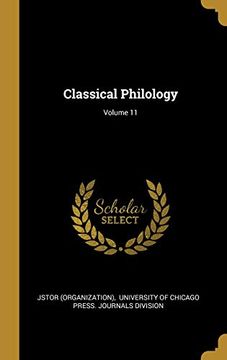 portada Classical Philology; Volume 11 (en Inglés)