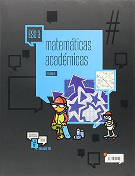 portada Matemáticas Académicas 3º ESO (Tres volúmenes) (Somoslink)