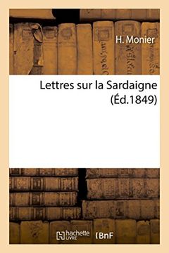 portada Lettres Sur La Sardaigne (Histoire) (French Edition)