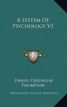 portada a system of psychology v1 (en Inglés)