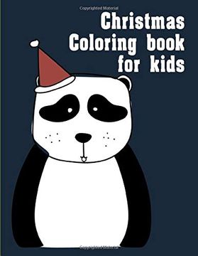 portada Christmas Coloring Book for Kids: Christmas Book From Cute Forest Wildlife Animals (Drawings Animals) (en Inglés)