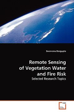 portada remote sensing of vegetation water and fire risk (en Inglés)