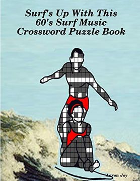 portada Surf's up With This 60's Surf Music Crossword Puzzle Book (en Inglés)