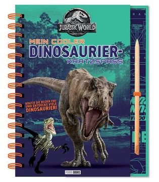 portada Jurassic World: Mein Cooler Dinosaurier-Kratzspaß (en Alemán)