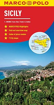 portada Sicily Marco Polo map (Marco Polo Maps) 