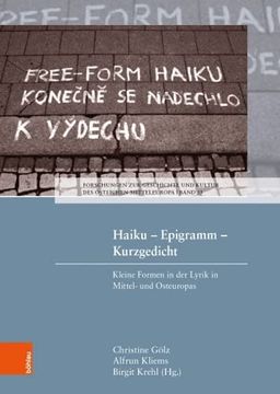portada Haiku - Epigramm - Kurzgedicht: Kleine Formen in Der Lyrik Mittel- Und Osteuropas (en Alemán)