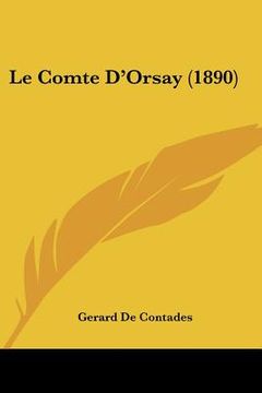 portada Le Comte D'Orsay (1890) (in French)