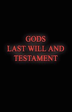 portada gods last will and testament (en Inglés)