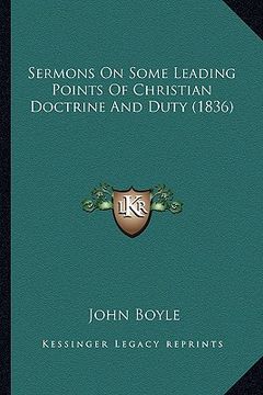 portada sermons on some leading points of christian doctrine and duty (1836) (en Inglés)
