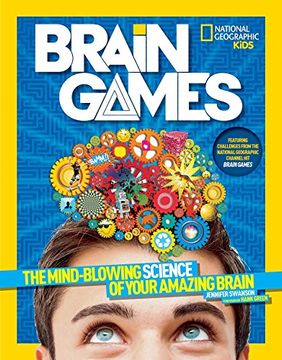 portada National Geographic Kids Brain Games: The Mind-Blowing Science of Your Amazing Brain (en Inglés)
