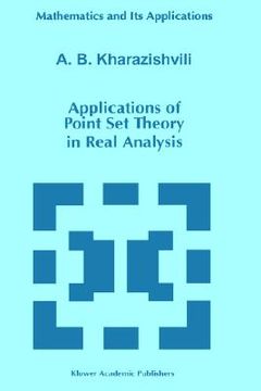 portada applications of point set theory in real analysis (en Inglés)