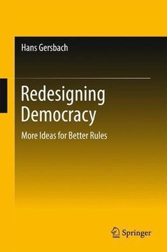 portada Redesigning Democracy: More Ideas for Better Rules