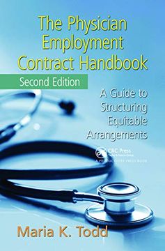 portada The Physician Employment Contract Handbook: A Guide to Structuring Equitable Arrangements (en Inglés)