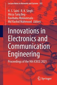 portada Innovations in Electronics and Communication Engineering: Proceedings of the 9th Iciece 2021
