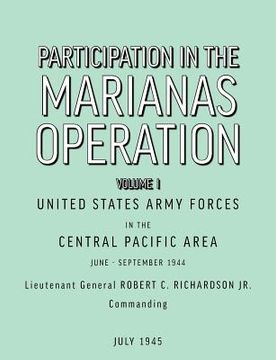 portada participation in the marianas operation volume i (en Inglés)