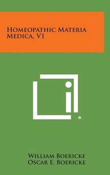 portada Homeopathic Materia Medica, V1 (in English)