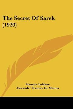 portada the secret of sarek (1920) (in English)