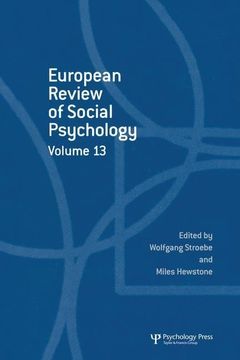 portada European Review of Social Psychology: Volume 13 (en Inglés)