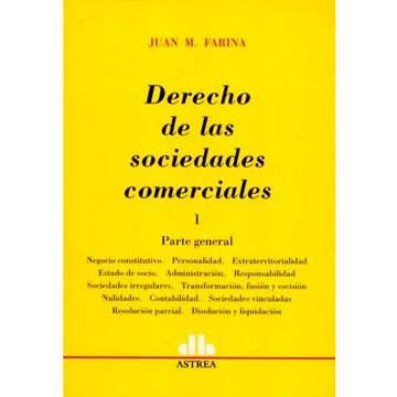 portada Derecho De Las Sociedades Comerciales 2 Vols (in Spanish)