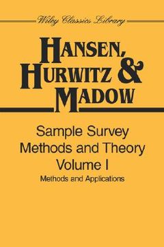 portada sample survey methods and theory, methods and applications (en Inglés)