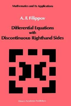 portada differential equations with discontinuous righthand sides: control systems (en Inglés)