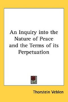 portada an inquiry into the nature of peace and the terms of its perpetuation (in English)