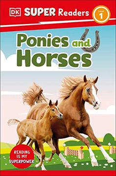 portada Dk Super Readers Level 1 Ponies and Horses (en Inglés)