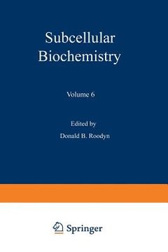 portada Subcellular Biochemistry: Volume 6 (in English)