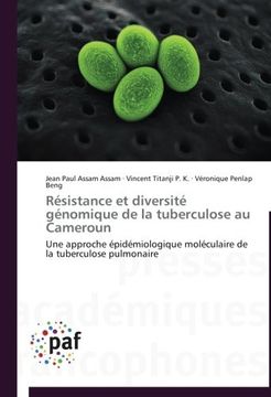 portada Resistance Et Diversite Genomique de La Tuberculose Au Cameroun