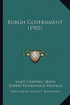 portada burgh government (1905) (en Inglés)