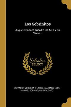 portada Los Sobrinitos: Juguete Cómico-Lírico en un Acto y en Verso.