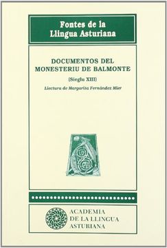 portada Documentos del monesteriu de balmonte, sieglu XIII