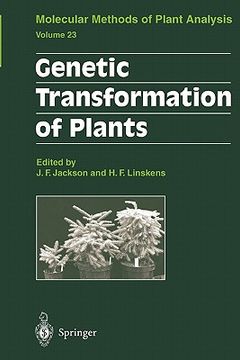 portada genetic transformation of plants (en Inglés)