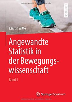 portada Angewandte Statistik in der Bewegungswissenschaft (Band 3) (en Alemán)