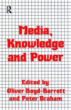 portada Media, Knowledge and Power (in English)