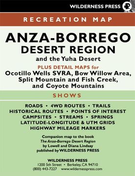 portada Map Anza-borrego Desert Region