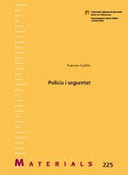 portada Policia I Seguretat (Materials) (en Catalá)