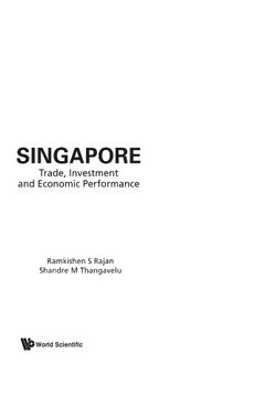 portada Singapore: Trade, Investment and Economic Performance 