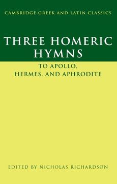 portada Three Homeric Hymns Paperback (Cambridge Greek and Latin Classics) (en Inglés)